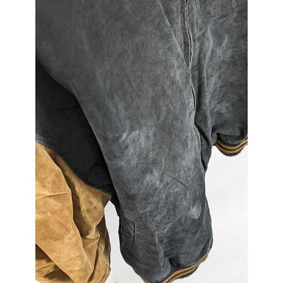 VTG Salt Lake City Utah Winter Olympics 2002 Bomber Jacket Suede 3XL Tall - Picture 8 of 11